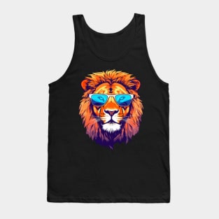 Cool Lion Head Tank Top